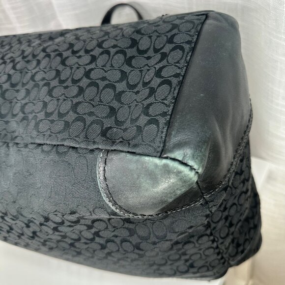 Coach Signature Multifunction Large Travel Tote Baby Diaper Bag - Picture 7 of 13